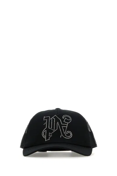 Palm Angels Hats In Black Blac