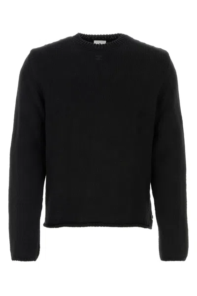 Courrèges Courreges Man Black Cotton Blend Sweater