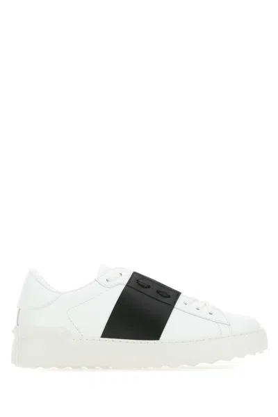 Valentino Garavani Garavani Leather Sneakers In White
