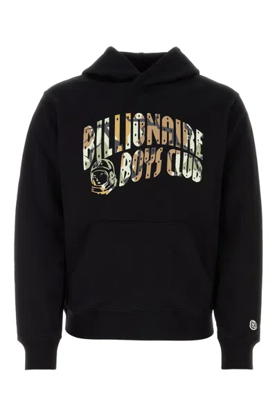 Billionaire Boys Club Camo Arch Logo Printed Hoodie In Black