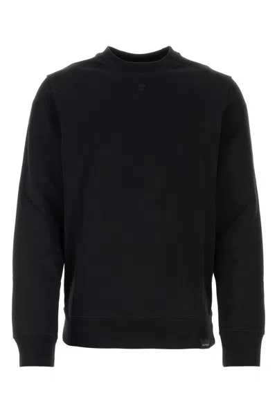 Courrèges Courreges Man Black Cotton Sweatshirt