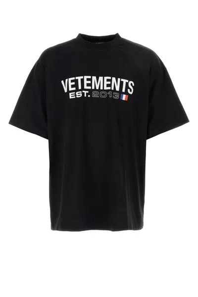 Vetements T-shirt In Black