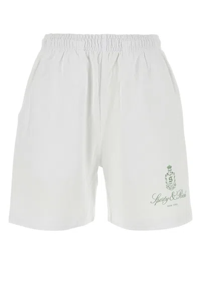 Sporty And Rich Shorts-m Nd Sporty & Rich Female In White