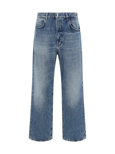 Givenchy Cotton Jeans In Indigo Blue