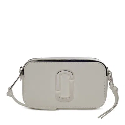 Marc Jacobs The Snapshot Crossbody Bag In Bianco