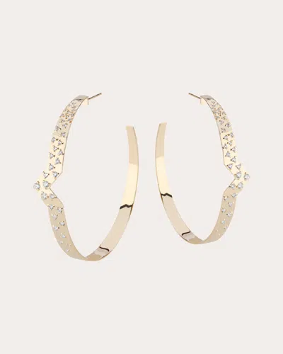 Gigi Ferranti Women's Olimpia Diamond Hoop Earrings In Gold