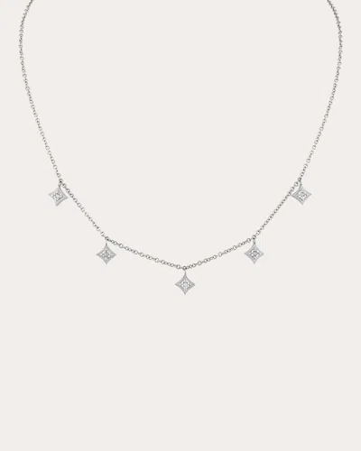 Gigi Ferranti Women's Regalo Diamond Dangle Choker Necklace In Silver