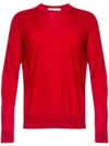 Pringle Of Scotland Round Neck Jumper In Red