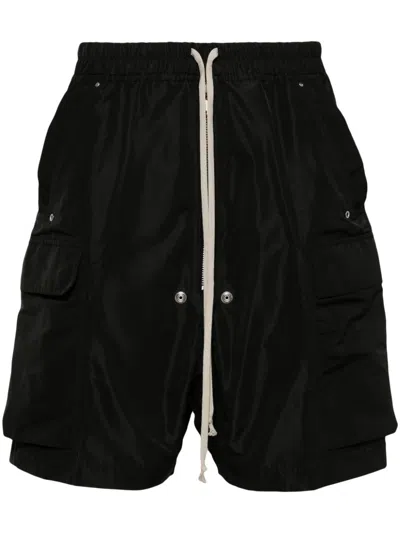 Rick Owens Cargobela Knee-length Shorts In Black