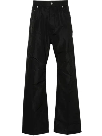 Rick Owens Geth Wide-leg Trousers In Black
