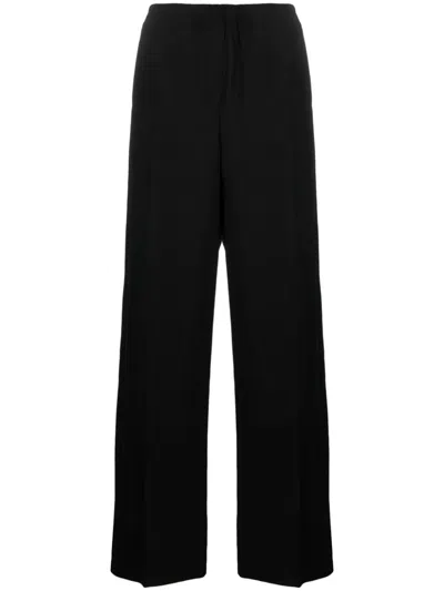 Paul Smith High-waist Wide-leg Trousers In Black