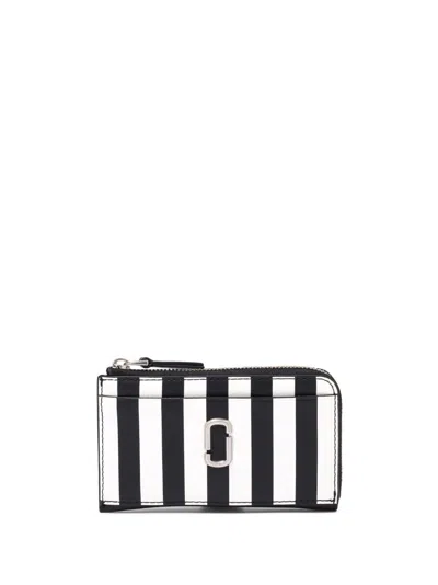Marc Jacobs The Stripe Zipped Wallet In Multicolor