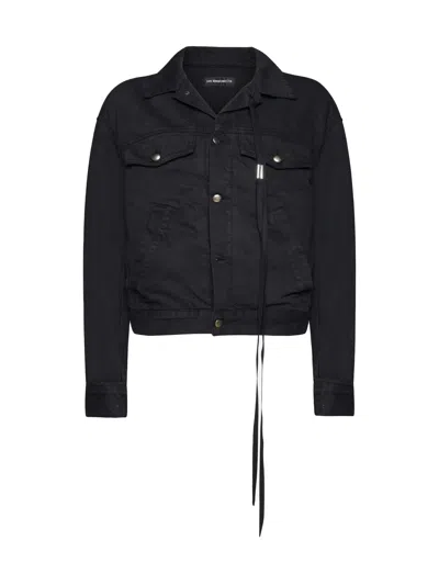 Ann Demeulemeester Marthe 5-pockets High Comfort Blouson Denim In Black