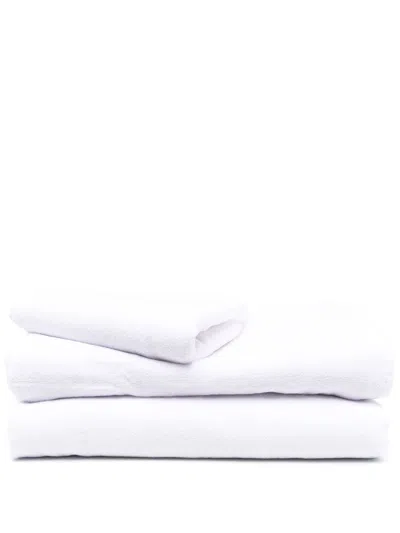 Paul Smith Three-pack Signature Stripe Cotton Towels In White