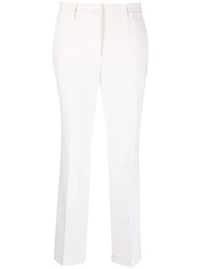 P.a.r.o.s.h High-waist Tailored Cropped Trousers In Nero