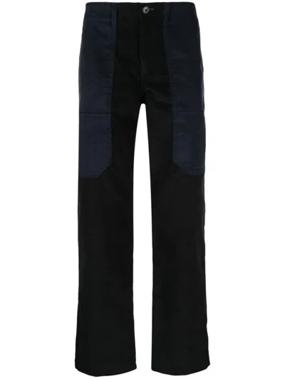 Paul Smith Straight-leg Corduroy Trousers In Black