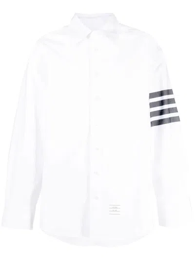 Thom Browne 4-bar Stripe Shirt In White