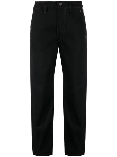 Lemaire Twisted Cropped Jeans In Black