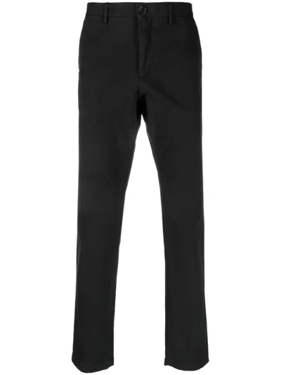 Paul Smith Zebra-patch Chino Trousers In Black