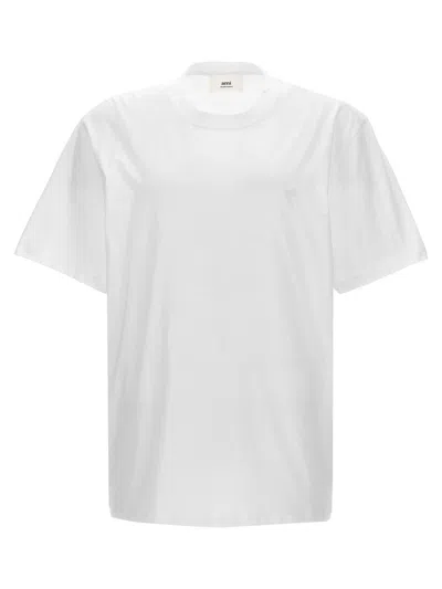 Ami Alexandre Mattiussi Ami Paris 'ami De Coeur' T-shirt In White