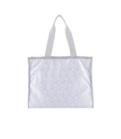 Lesportsac East/west Book Tote In White