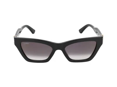 Cartier Sunglasses In Black Black Grey