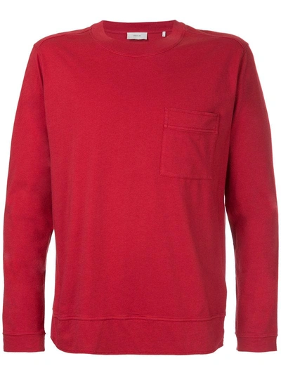 Cerruti 1881 Patch Pocket T-shirt In Red