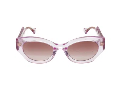 Gucci Sunglasses In Pink Pink Red