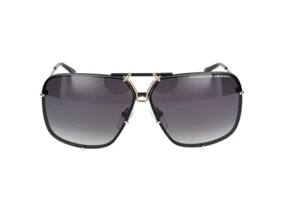 Porsche Design Sunglasses In Black Gold