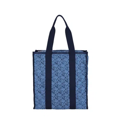 Lesportsac Large Web Book Tote In Blue