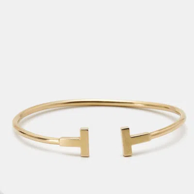 Tiffany & Co Twire 18k Rose Bracelet In Gold