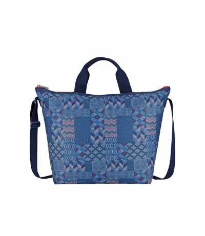 Lesportsac Deluxe Easy Carry Tote In Blue