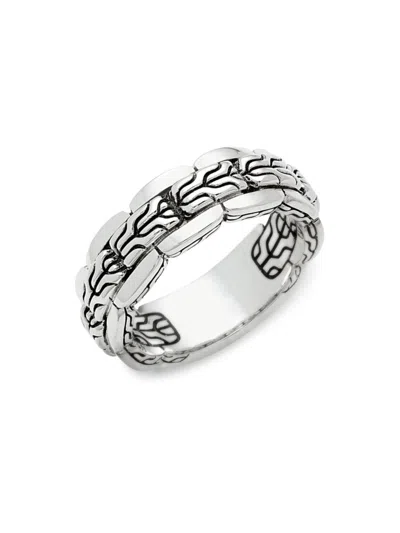 John Hardy Men's Classic Chain Sterling Silver Ring
