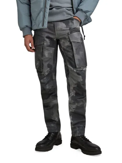 G-star Raw Rovic Zip 3d Regular Tapered Cargo Pants In Black