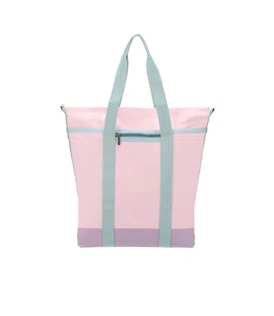 Lesportsac North/south Foldable Tote In Pink