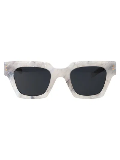 Dolce & Gabbana Sunglasses In 342887 Grey Marble