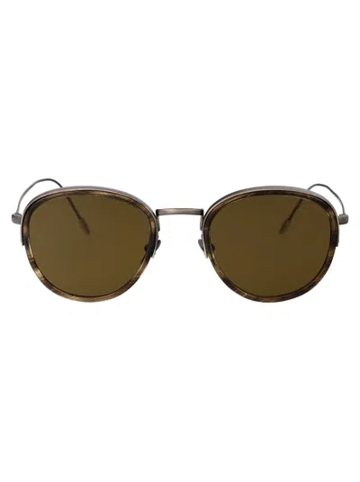 Giorgio Armani Sunglasses In 325973 Brushed Gunmetal