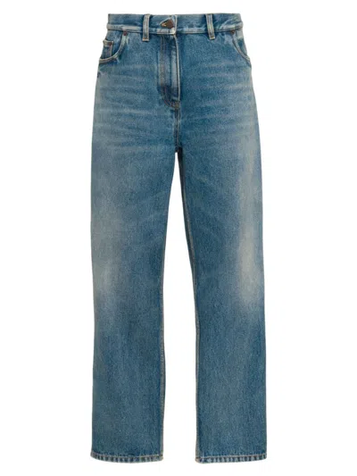 Prada Five-pocket Denim Jeans In Blue