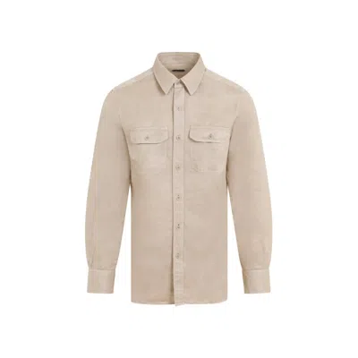 Tom Ford Pocket Patch Long In Beige