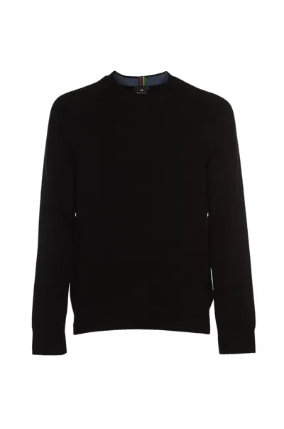 Ps By Paul Smith Ps Paul Smith Crewneck Knitted Jumper In Black