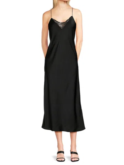 Ba&sh Clelia Dress In Noir