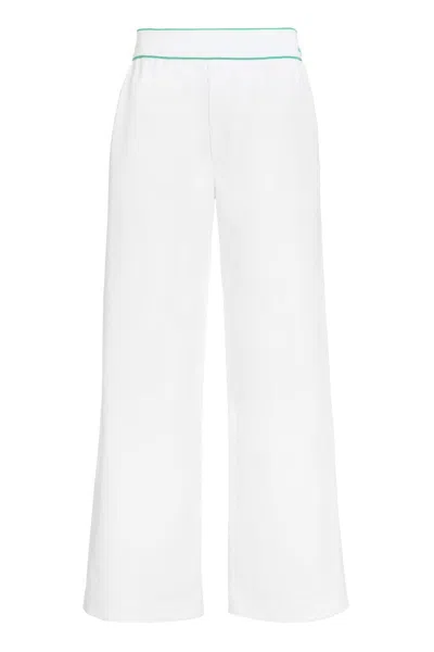 Bottega Veneta Wide-leg Trousers In White