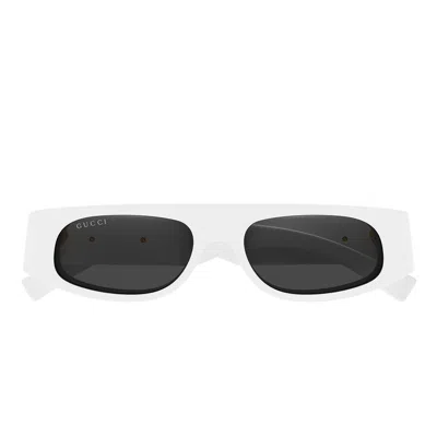 Gucci Sunglasses In White White Grey