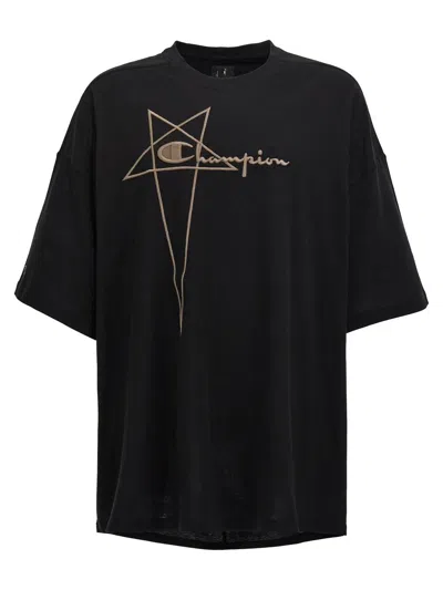 Rick Owens X Champion T-shirts In Black