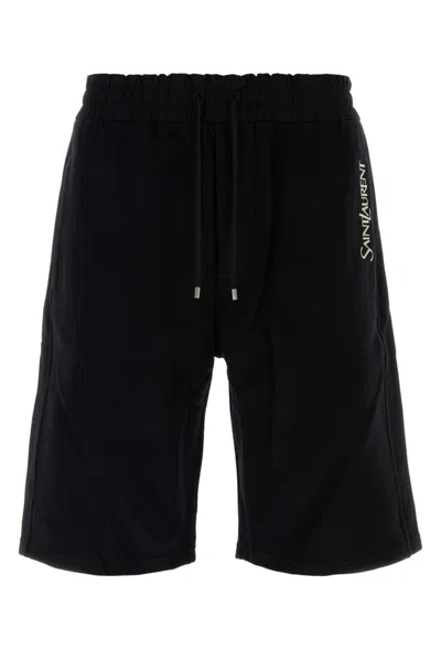 Saint Laurent Shorts In Black