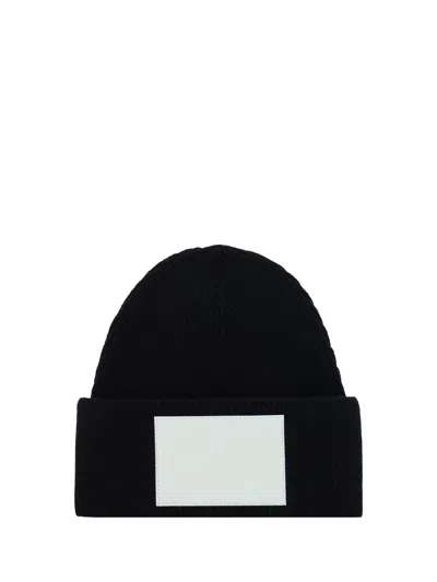 Mm6 Maison Margiela Beanie Hat In Black