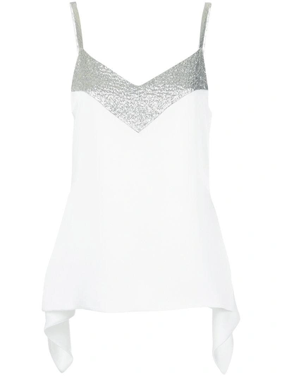 Gloria Coelho Straight Top In White