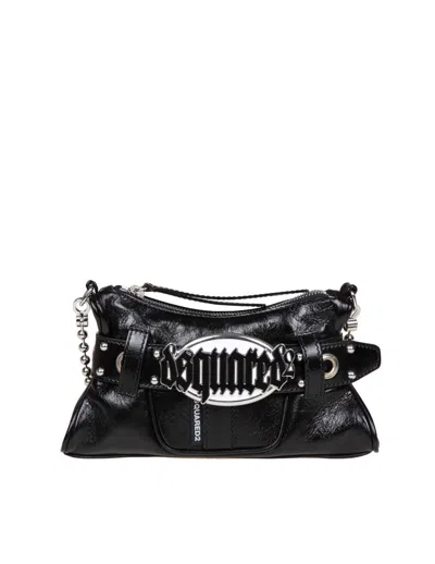 Dsquared2 Leather Clutch In Black