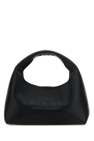 Marc Jacobs The Sack Bag Logo Debossed Shoulder Bag In Black
