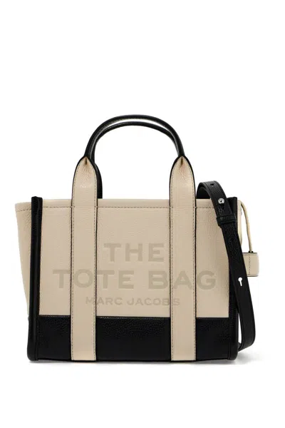 Marc Jacobs The Colorblock Small Tote Bag In Bianco